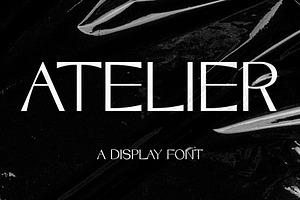 Atelier Display Font, a Font by Duet Atelier