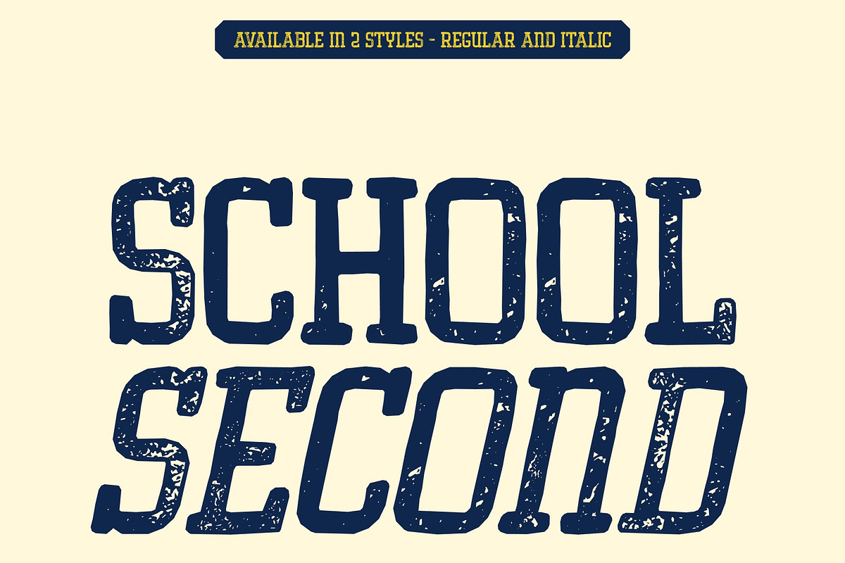 CS Akrone Stamp, a Slab Serif Font by Craft Supply Co. (Photo 2 of 8)