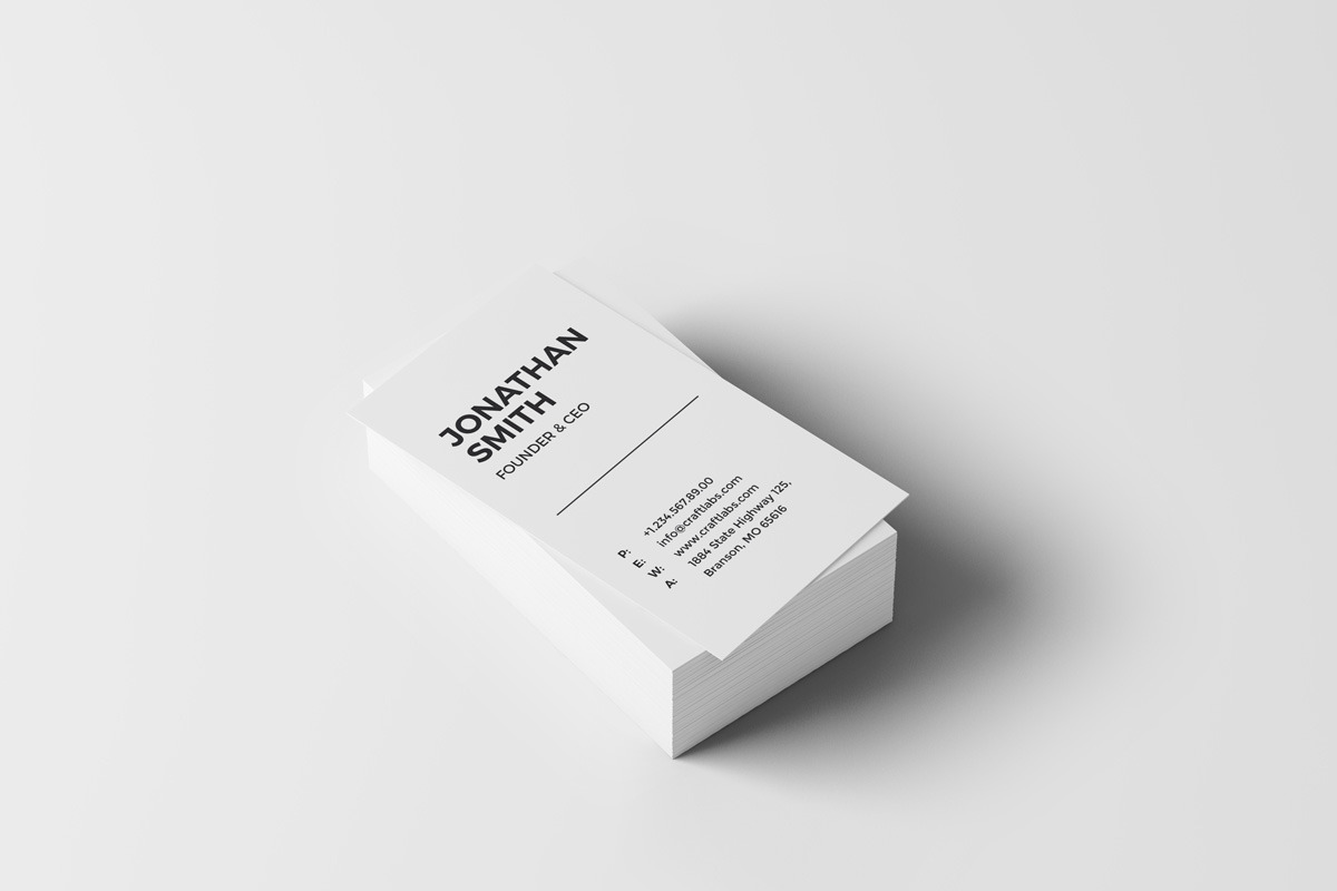 Simple Minimal Business Card 44, a Business Card Template by ND Design (Photo 3 of 8)