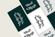 Blue Village – Modern / Vintage Font, a Serif Font by Issam Type (Thumbnail 3 of 12)