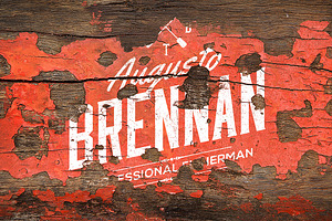 12 Vintage Logo Mockups