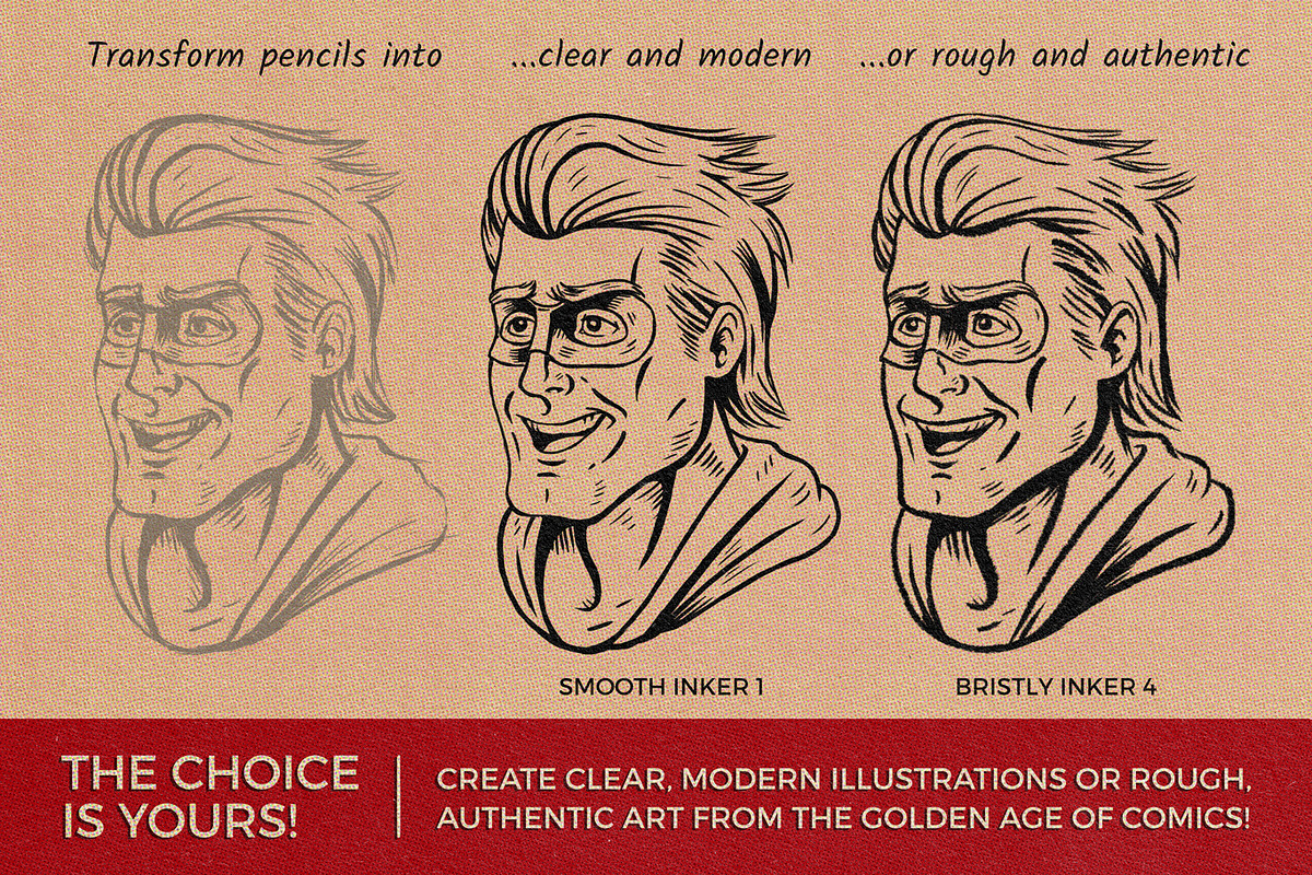 The Invincible Inker for Photoshop, a Brush Add-On by TomWarne (Photo 6 of 11)