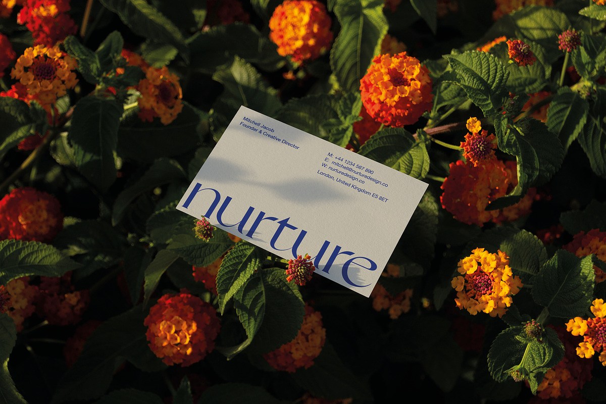 0001 Business Card | Design Template, a Marketing Template by Nurture Design Co. (Photo 3 of 3)