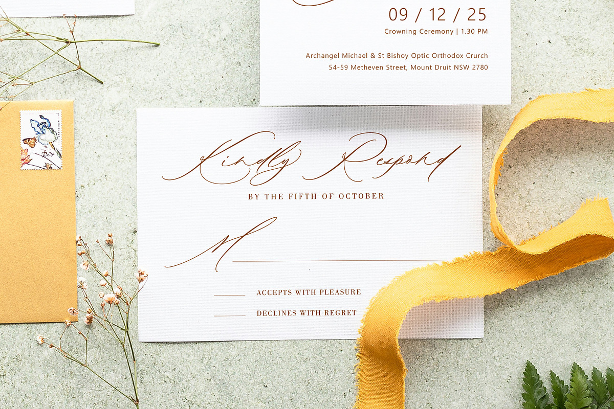 Aline Barton, a Script Font by JamalCreativeStudio (Photo 5 of 12)