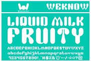 Constant motion font, a Font by weknow (Thumbnail 3 of 8)