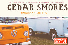 Cedar Smores - Handdrawn Font
