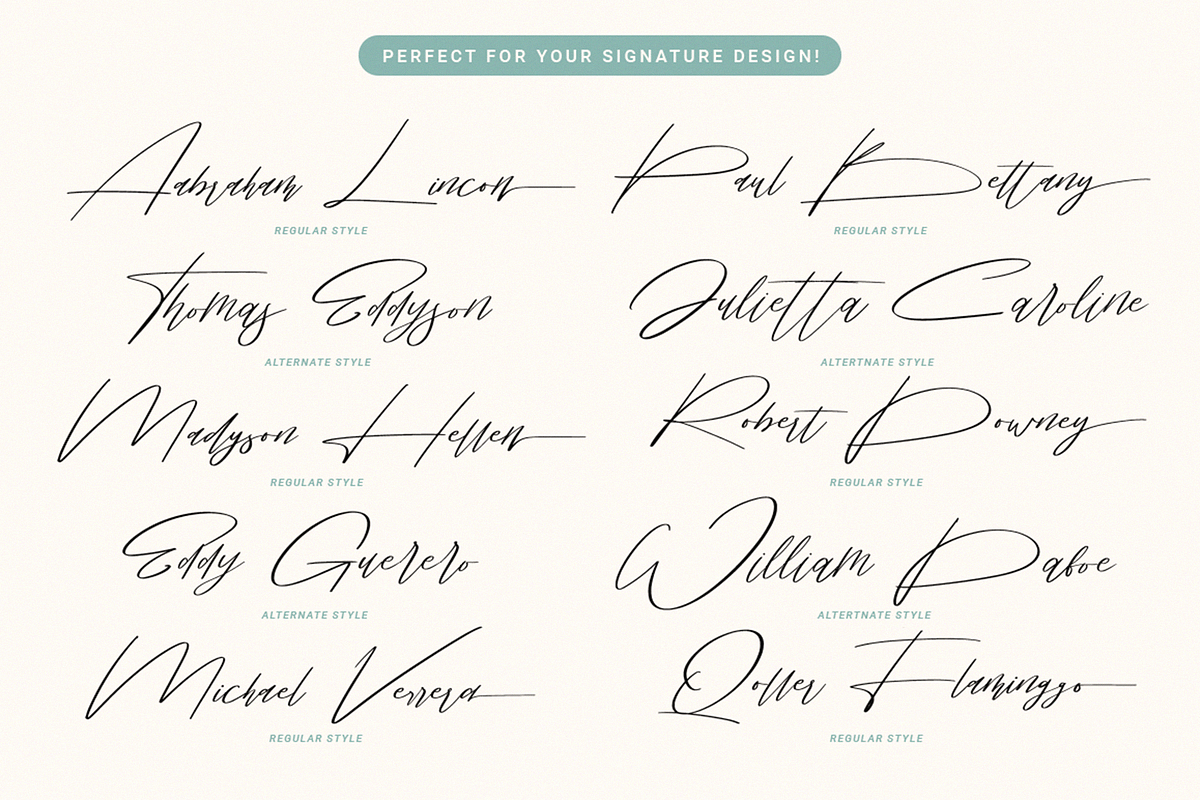 Bisqootte | Modern Calligraphy Font, a Script Font by Ardana Creative (Photo 4 of 14)