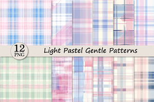 Light Pastel Gentle Patterns, a Texture Illustration by DreamPrint404
