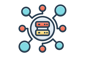 Data science color icon, a Duotone Icon by Creative priyanka
