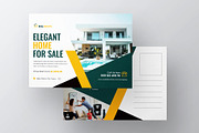 Real Estate Postcard Templates, a Stationery Template by Pixelpick (Thumbnail 3 of 3)