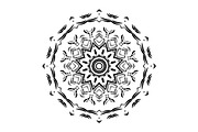 Ornamental Black White Mandala Pack, a Decorative Illustration by NJ Himel (Thumbnail 78 of 103)