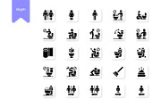 Toilet Icons, a Duotone Icon by HacaStudio (Thumbnail 3 of 3)