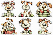 Whimsical Easter Dogs Clipart, an Illustration by Libby Wishes (Thumbnail 7 of 9)