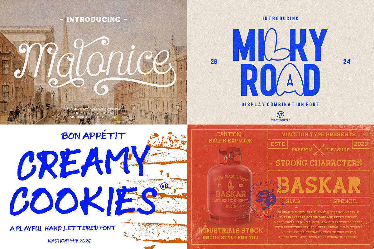 VT Treasure Font Bundle, a Script Font by ViactionType (Photo 5 of 12)