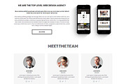 Studio 27 Responsive One Page Theme, a Landing Page Template by IceTemplates (Thumbnail 3 of 3)