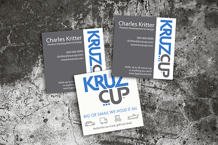 Square Business Card Mockup