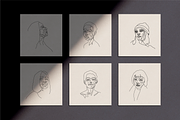 Continuous Line Drawing Illustration, a Person Illustration by Delightful Design (Thumbnail 7 of 10)