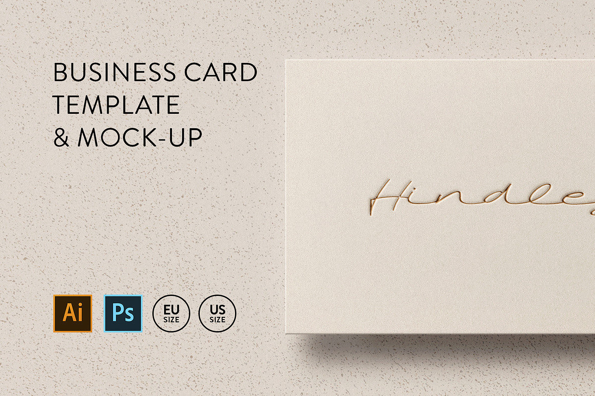Business Card Mockup Template Logo, a Business Card Template by PrintPixel (Photo 1 of 8)