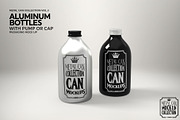 Aluminum Bottles Pump Cap Mockup, a Pens & Pencil Mockup by INCDesign (Thumbnail 4 of 7)