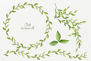 Foliage. Elegant floral set, an Illustration by NataliVA (Thumbnail 3 of 4)