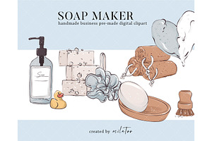 Soap Bar Clipart Self Care Spa PNG