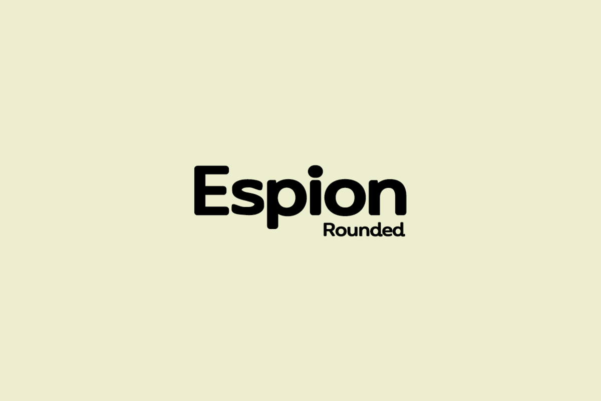 ESPION Rounded - Modern Typeface