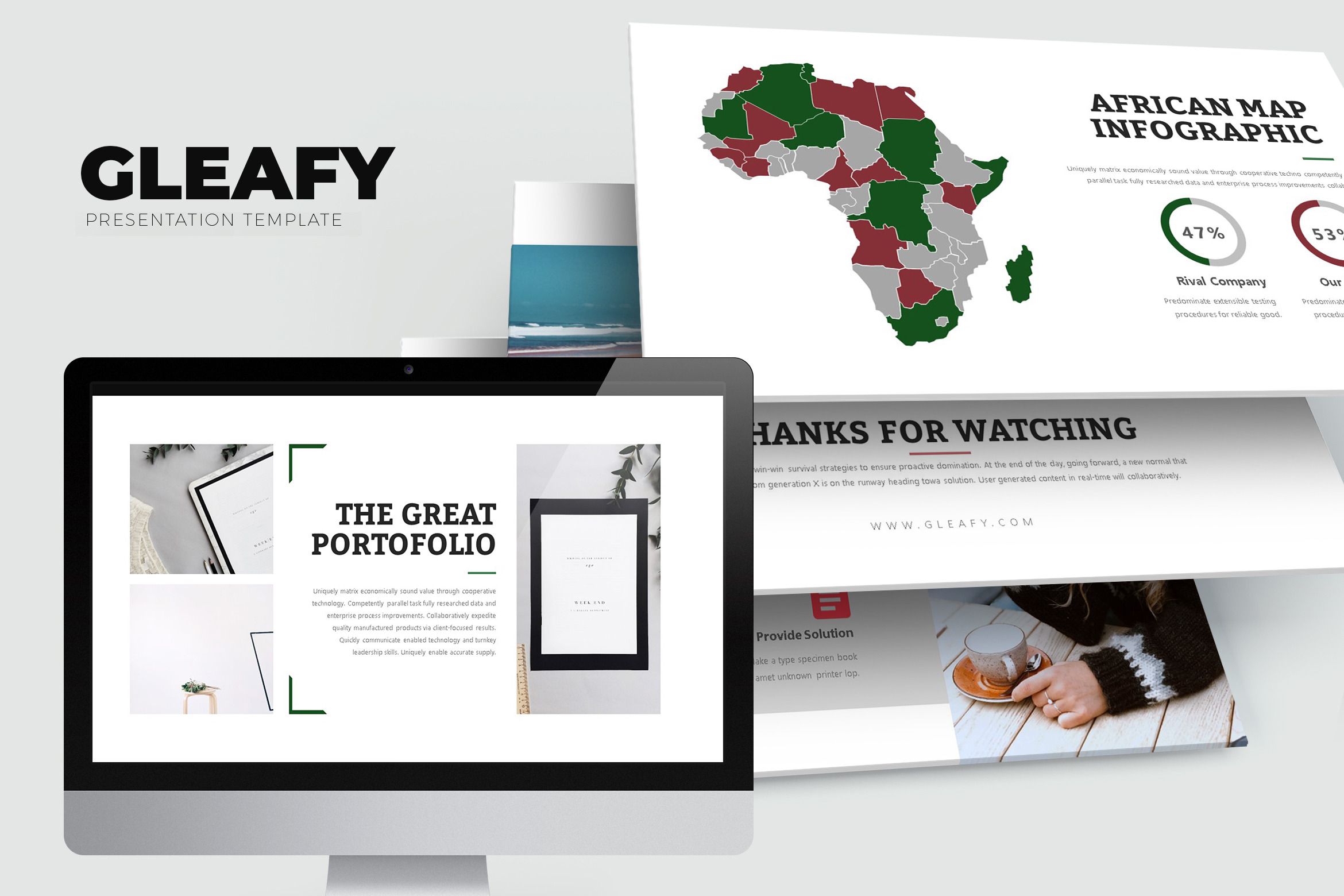 Gleafy  Home Decor Google Slides by Punkl Camp  Creative Market