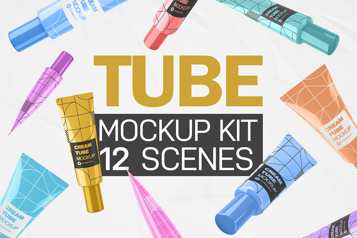 Tube Kit, a Cups & Container Mockup by Qaleb Studio (Photo 1 of 4)