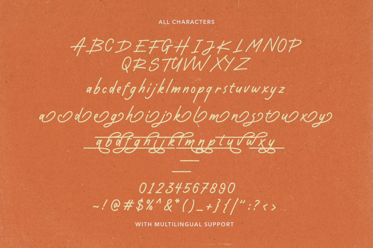 Dustyland Script, a Script Font by Letterhend Studio (Photo 9 of 9)