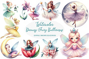 Dreamy Fairy Ballerinas Clipart, an Illustration by Daily.Designs (Thumbnail 1 of 5)