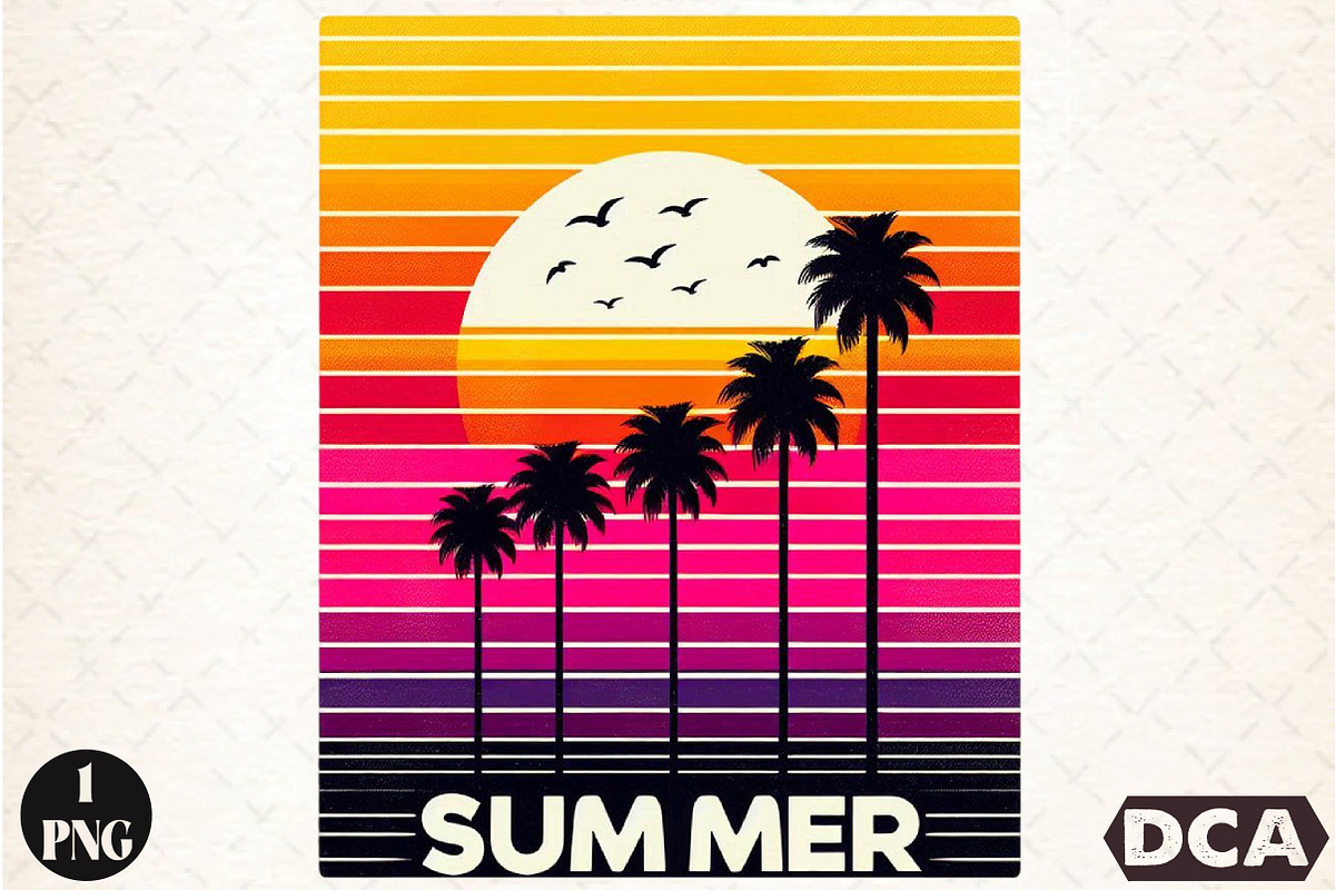 Summer Beach PNG, an Illustration by DreamCafeArt (Photo 2 of 7)