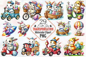 Transportation Easter sublimation, an Illustration by RobertsArt