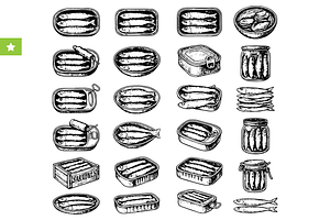 Canned Sardines and Fish Collection