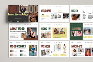 Mood Board Presentation Template, a Presentation Template by MightyDesign