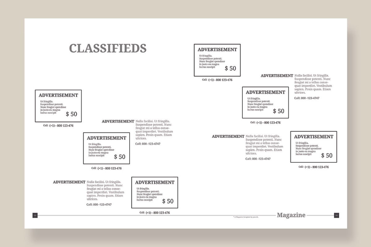 Magazine Template 07, a Magazine Template by pmvch (Photo 10 of 12)