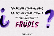 FRUDIS. OTF SVG PAINT Duo fonts., a Handwritten Font by Luxfont (Thumbnail 6 of 10)