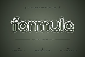 Formula - Editable Text Effect