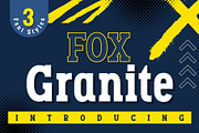Fox Granite Font, a Slab Serif Font by Fox7 By Rattana (Thumbnail 1 of 13)