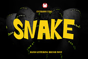 SNAKE %50 off, a Font by Magic Hands (Thumbnail 1 of 4)
