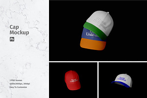 Cap Mockup, a Hat Mockup by MA-KING_ART