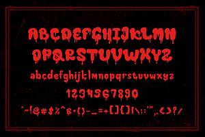 Bloody Hello Halloween Font