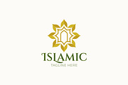 Islamic Geometric Star Logo Mihrab, a Branding & Logo Template by Signatoro (Thumbnail 1 of 3)