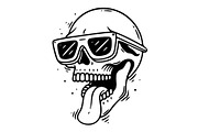 Cool Skull Illustration, an Object Illustration by Decoconio Design (Thumbnail 2 of 3)