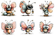 Whimsical Easter Butterfly Clipart, an Illustration by Sublimation Artist (Thumbnail 5 of 7)