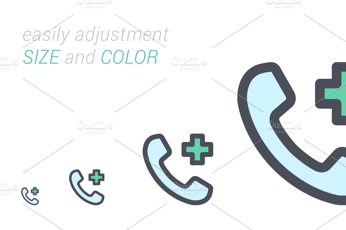 Healthcare Color Icon, an Icon by WORAKAMON Design Studio (Photo 3 of 3)