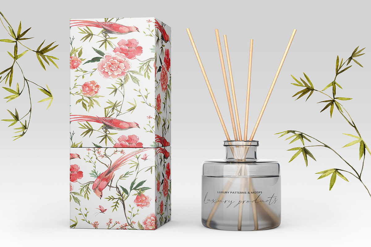 Chinoiserie Paradise, a Pattern Graphic by HannaStudio (Photo 7 of 8)