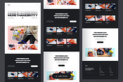Design Agency Landing Page Template, a Landing Page Template by andrisetiawannn (Thumbnail 4 of 6)