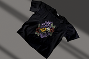 : Skull with Roses and Heart, an Object Illustration by nomlimo.com (Thumbnail 2 of 3)