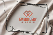 Embroidery Logo Mockup, an Advertising Mockup by CreativeShaper (Thumbnail 1 of 2)