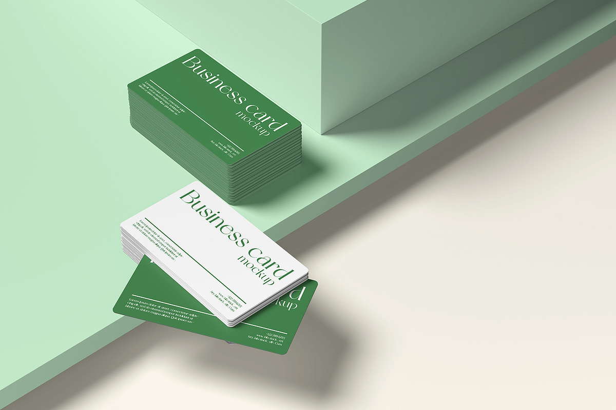 Business Card mockup, an Advertising Mockup by Graphicbars (Photo 5 of 6)